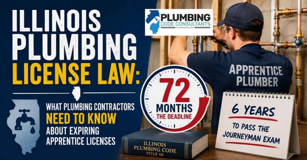Illinois Plumbing License Law: What Plumbing Contractors Need to Know About Expiring Apprentice Licenses